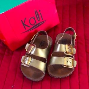Kali 5 sandals gold toddler girls